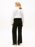 Negru Pantaloni Relaxati Wide Leg  Femei