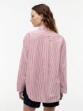Multi Camasa Din Poplin Cu Broderie In Forma De Steag Si Croiala Larga  Femei