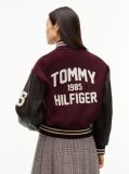 Multi Jacheta Varsity Din Piele Cu Amestec De Lana Manteco  Femei