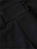 Black Metal Flag Pleated Skirt  Women