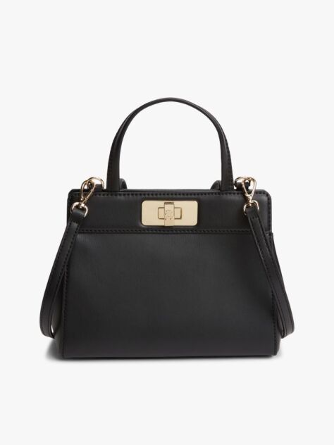 Negru Modern Geanta Crossbody Satchel  Femei