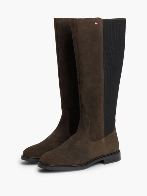 Maro Botine Chelsea Din Suede Cu Steag  Femei