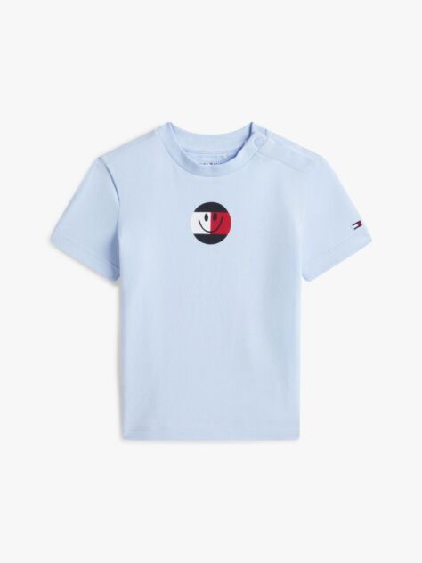 Blue Tricou Cu Logo Smiley  Nou nascuti