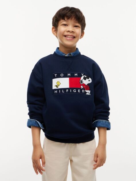 Blue Peanuts® Pulover Cu Steag Brodat  Copii unisex