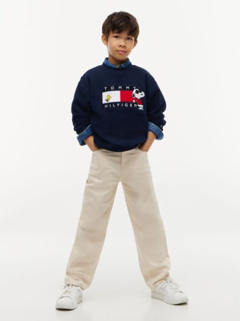 Blue Peanuts® Pulover Cu Steag Brodat  Copii unisex