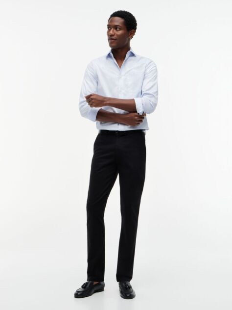 Negru Pantaloni Chinos Slim Fit 1985 Collection Bleecker  Barbati