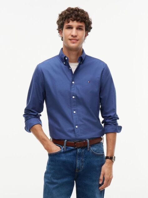 Blue Camasa Oxford Regular Fit Heritage  Barbati