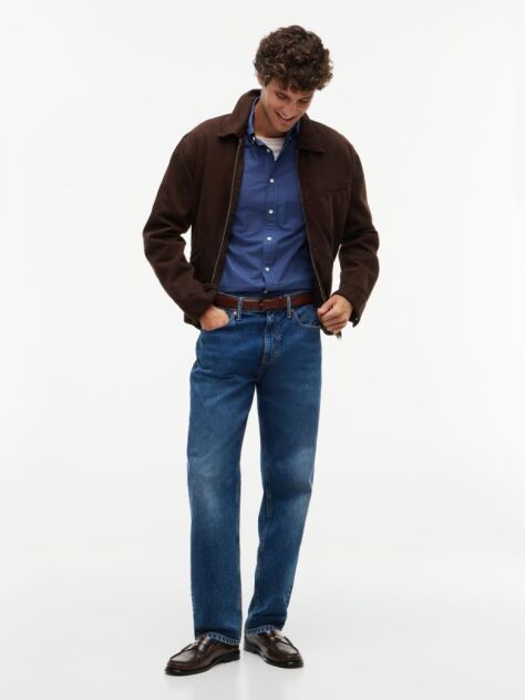Blue Camasa Oxford Regular Fit Heritage  Barbati