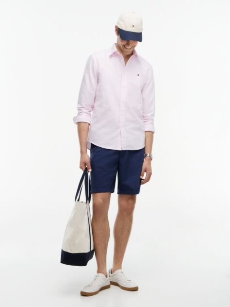 Pink Heritage Stripe Regular Fit Oxford Shirt  Men