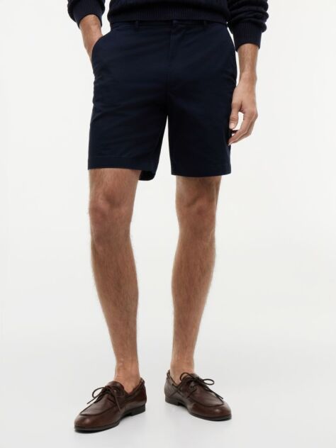 Blue Dover Twill Chino 8" Inseam Shorts  Men