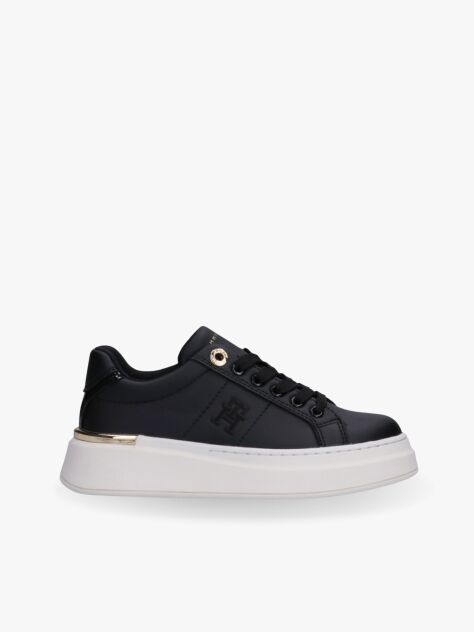 Negru Sneakers Cu Sireturi TH Monogram  Fete