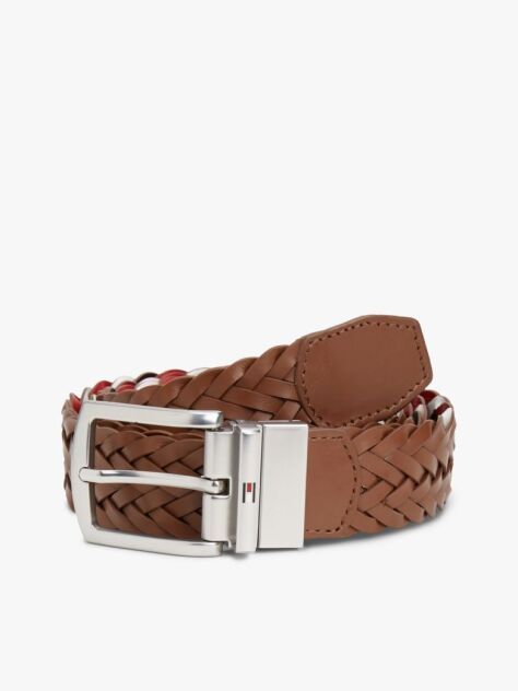 Multi Curea Denton Reversibila Tesuta Din Piele  Barbati