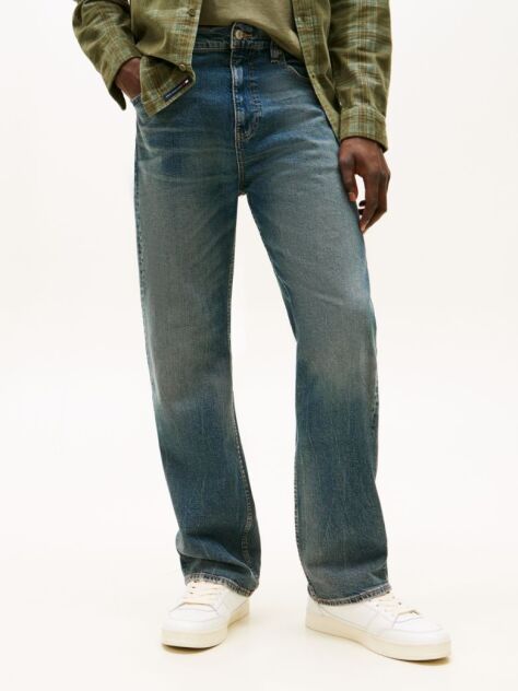 Denim Otis Whiskered Blugi Cu Croiala Regular Si Picior Drept  Barbati