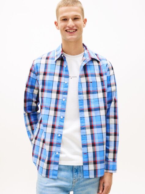 Multi Camasa Din Poplin Cu Croiala Regular Fit  Barbati