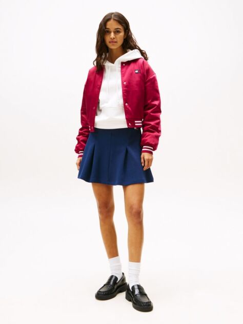 Blue Fusta Mini Fit-And-Flare  Femei