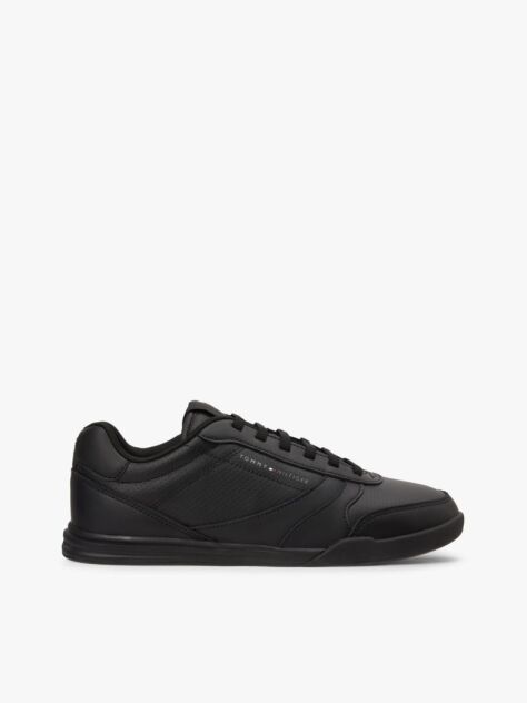 Negru Adidasi Cu Talpa Contrastanta Si Piele  Barbati