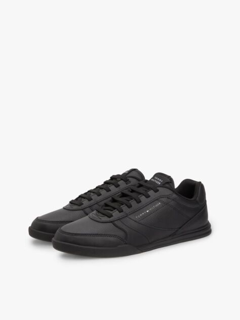 Negru Adidasi Cu Talpa Contrastanta Si Piele  Barbati