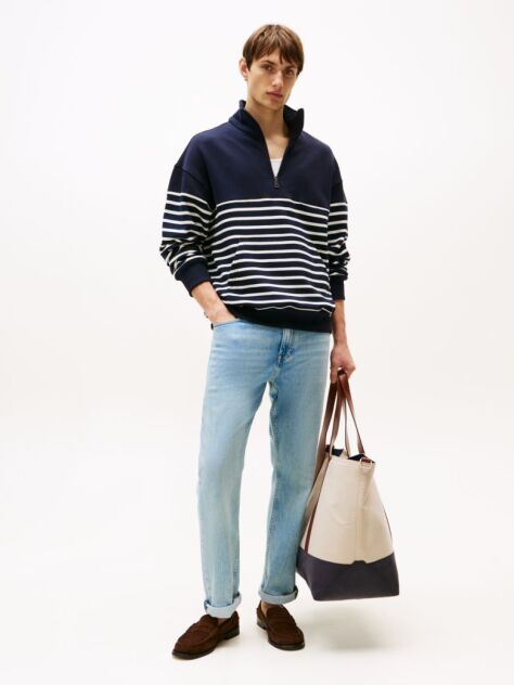 Blue Jeans Cu Picior Drept Faded Regular  Barbati