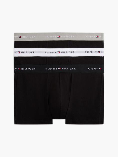 Multi Set De 3 Boxeri Cu Banda Elastica Si Logo Repetat  Barbati