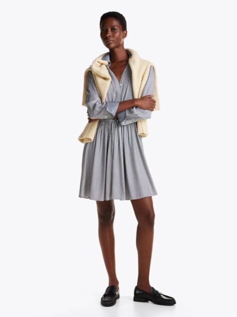 Multi Rochie Mini Fit And Flare Cu Centura  Femei