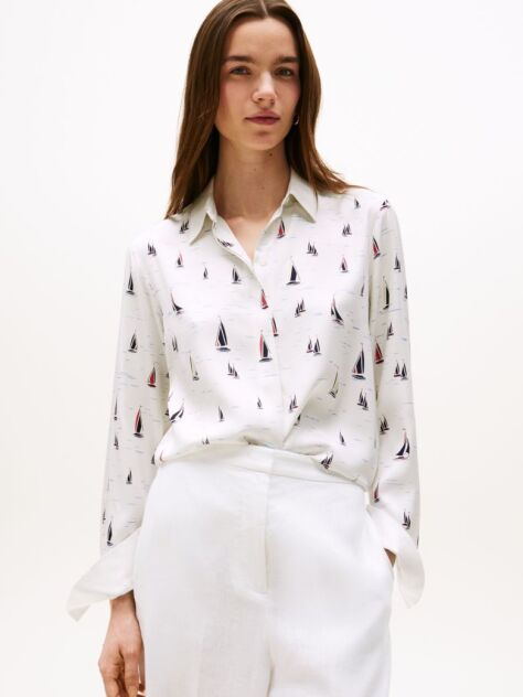 Multi Camasa Regular Fit Cu Imprimeu  Femei