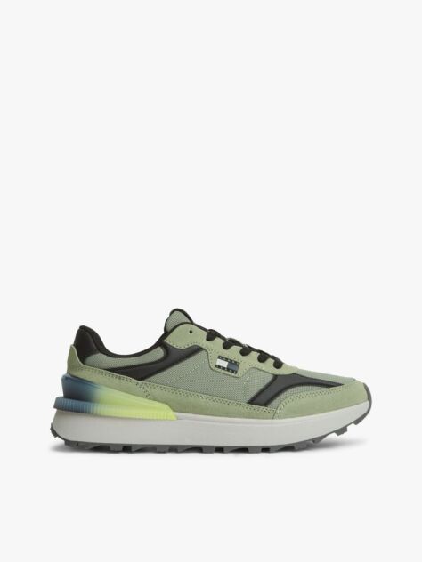 Verde Adidasi Tech Cu Texturi Mixte  Barbati