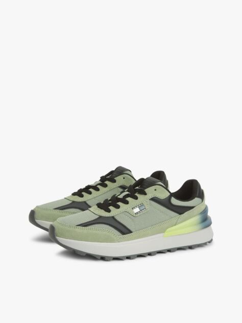 Verde Adidasi Tech Cu Texturi Mixte  Barbati