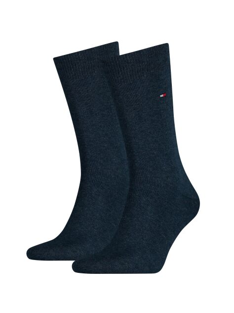 Blue 2-Pack Sosete Clasice TH Pentru Barbati  Barbati