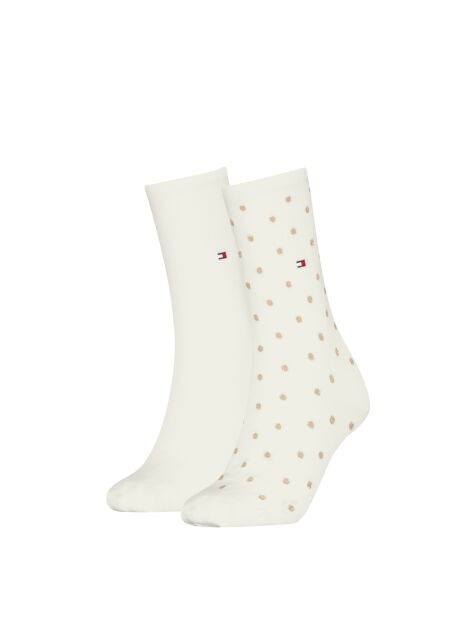 White 2-Pack Tommy Hilfiger Dot Women's Socks  Women