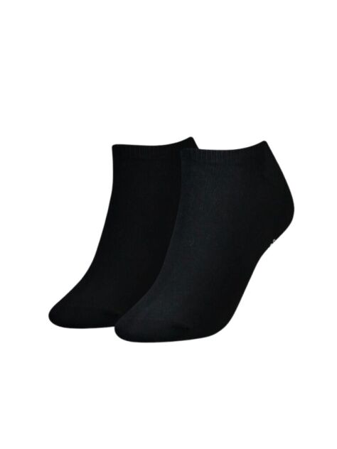 Black 2-Pack Contrast Trainer Women Socks  Women
