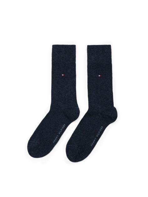 Blue 2-Pack Sosete Clasice TH Pentru Barbati  Barbati