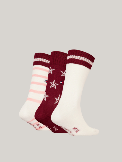 Multi Cutie Cadou 3 Perechi De Sosete Clasice Pentru Copii Tommy Hilfiger  Copii unisex