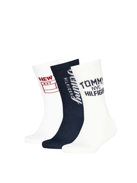 Multi Tommy Hilfiger 3 Pack Sosete Classice  Copii unisex
