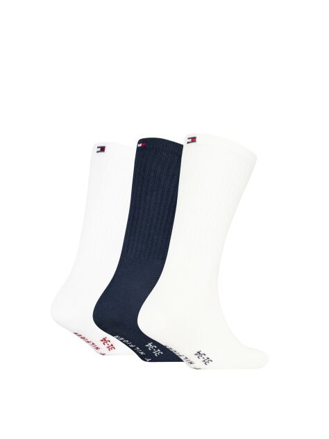 Multi Tommy Hilfiger 3 Pack Sosete Classice  Copii unisex