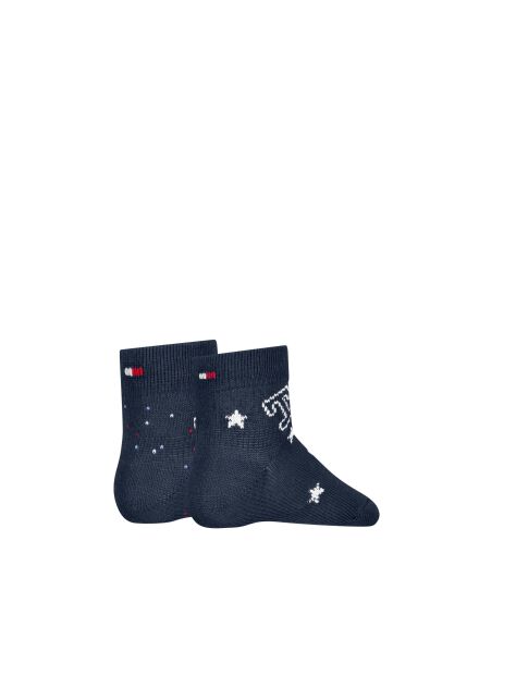 Blue Tommy Hilfiger 2 Pack Sosete Clasice  Nou nascuti