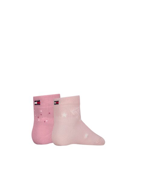 Roz Tommy Hilfiger 2 Pack Sosete Clasice  Nou nascuti