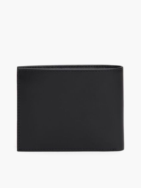 Negru Portofel Trifold Signature Stripe  Barbati
