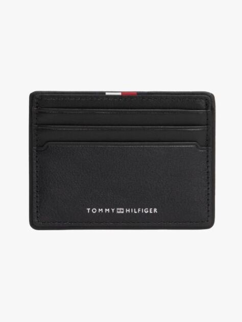 Black Corporate Leather Credit Card Holder  Men
