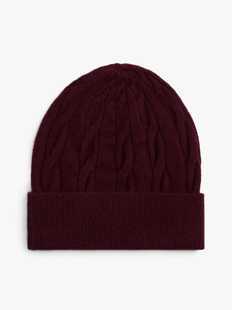 Rosu Caciula Tricotata TH Crest  Copii unisex