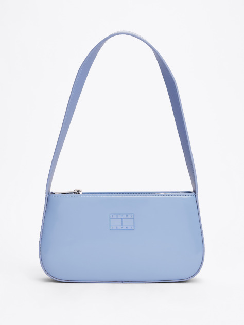 Blue Essential Tonal Logo Shoulder Bag  Women