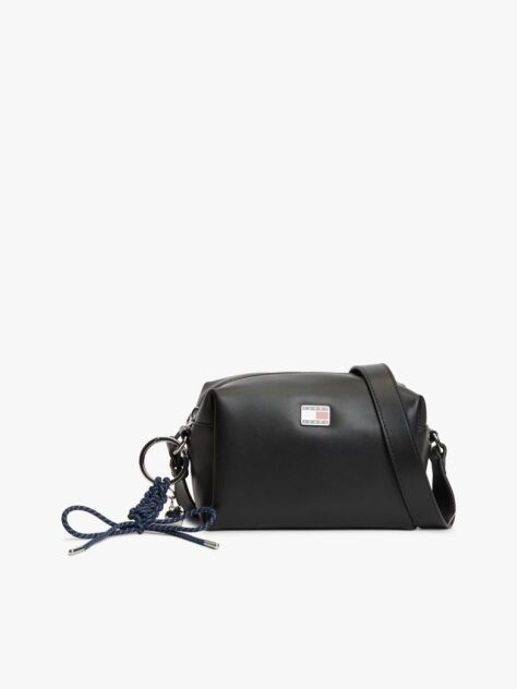 Negru Geanta Crossbody Camera Cu Logo  Femei
