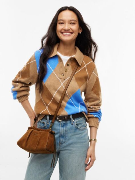 Maro Geanta Crossbody Din Suede Moale  Femei