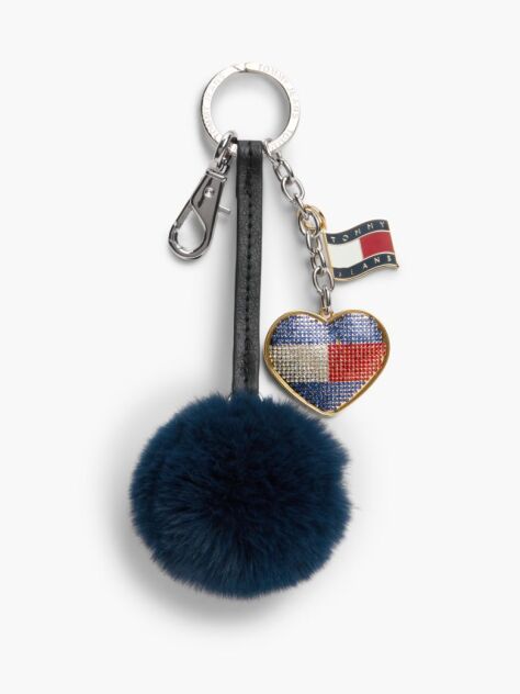 Multi Breloc Cu Inima Si Pom Pom  Femei