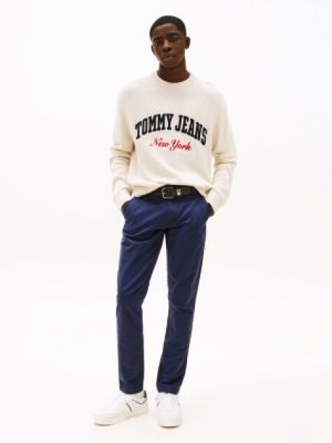 Blue Pantaloni Chinos Slim Fit Scanton  Barbati