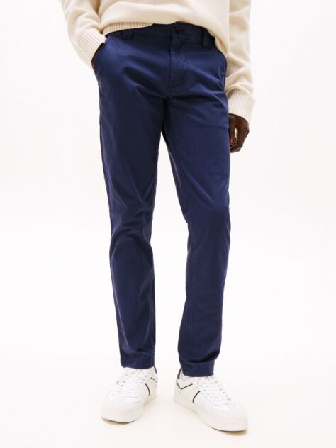 Blue Pantaloni Chinos Slim Fit Scanton  Barbati