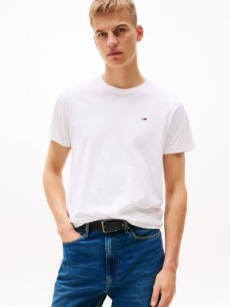 Alb Tricou Din Bumbac Organic Classics  Barbati