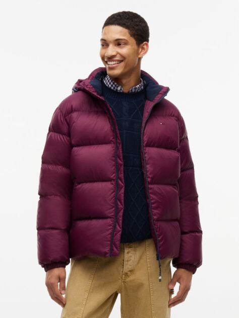 Purple Water Repellent Down Jacket  Men