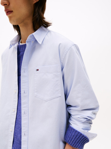 Blue Camasa Oxford Relaxata  Barbati