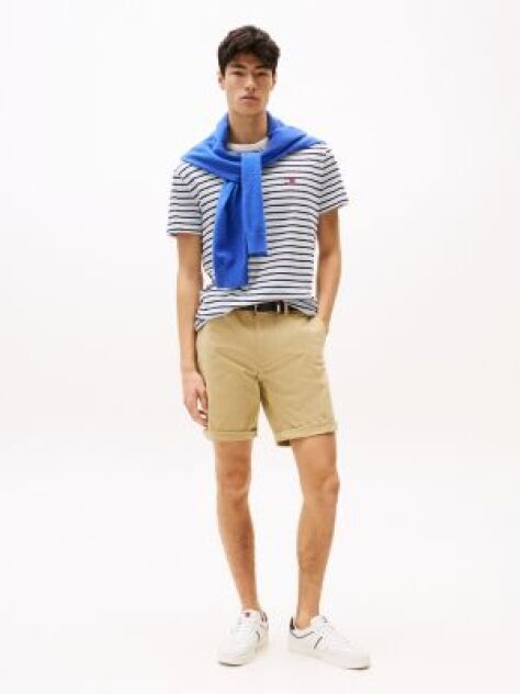Bej Pantaloni Scurti Chino Slim Scanton  Barbati