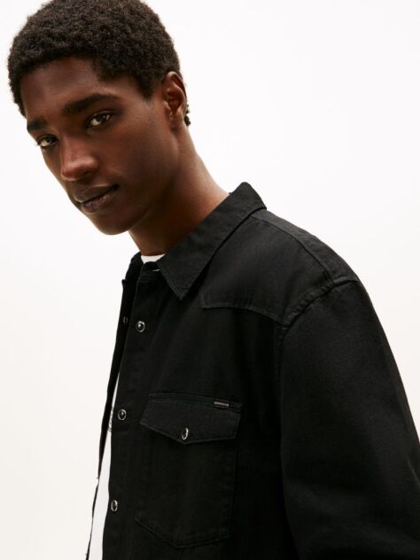 Denim Western Shirt  Barbati